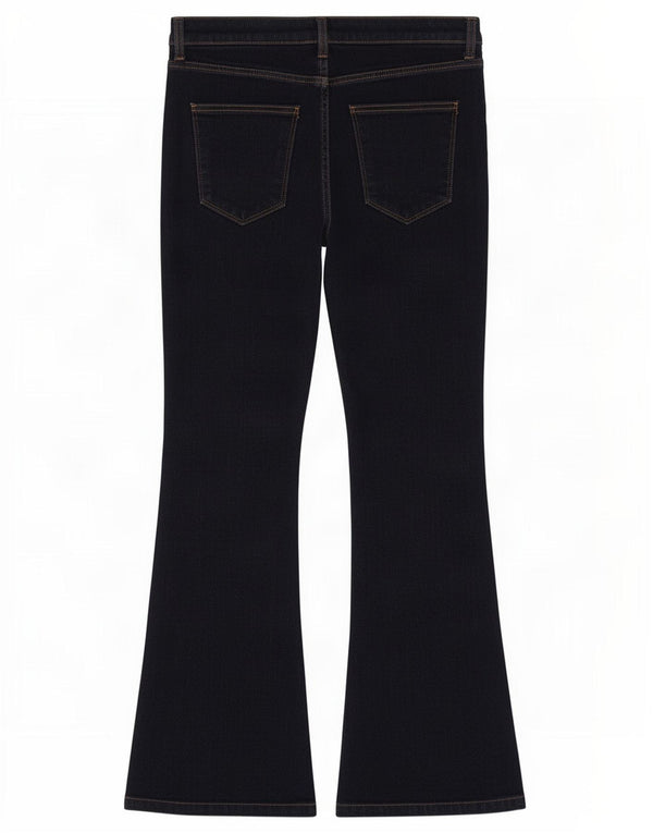 Jeans svasati da donna Zara EU 42 Large W32 L30 cotone blu navy