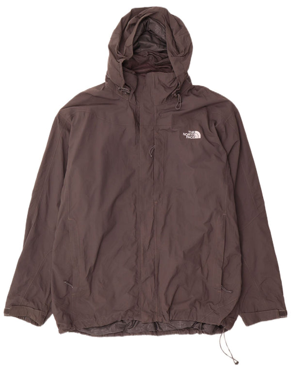 Giacca antipioggia da uomo con cappuccio The North Face UK 42 XL nylon grigio