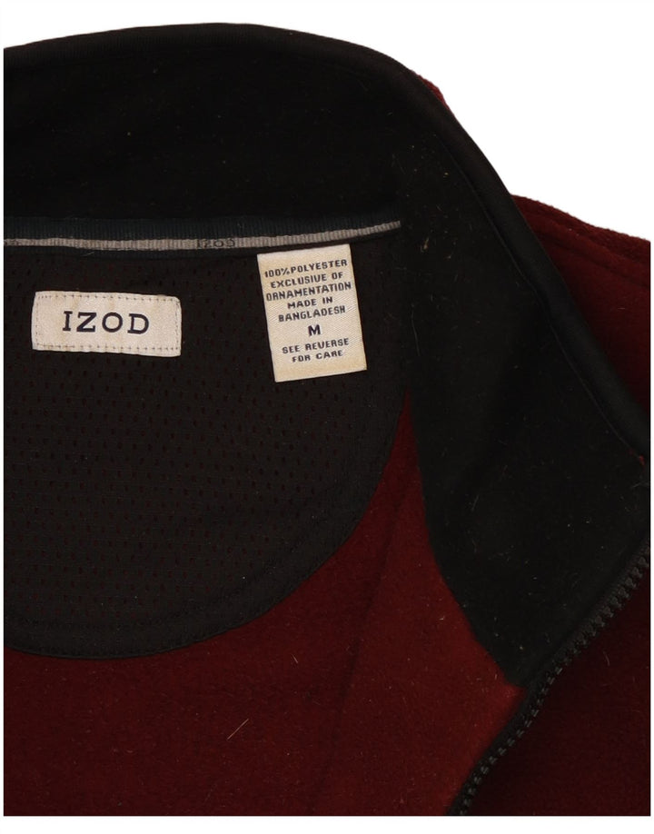 Giacca in pile da uomo Izod Borgogna media in poliestere