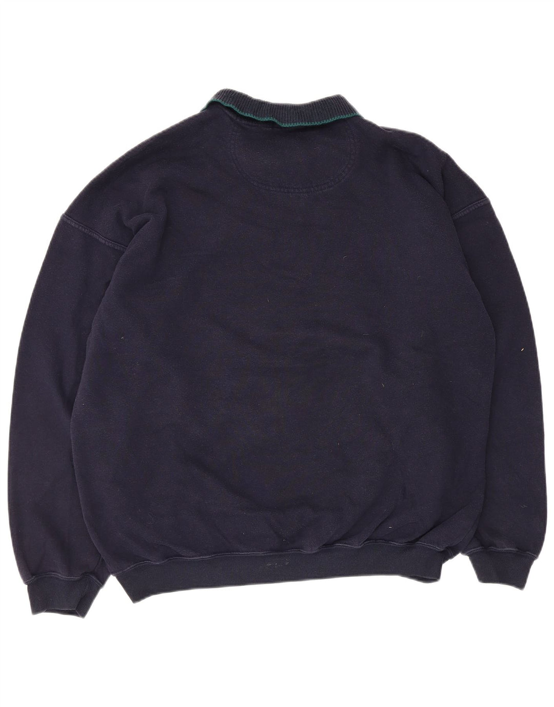 Felpa da uomo Marks & Spencer, maglione grande, blu navy, a rombi/diamante