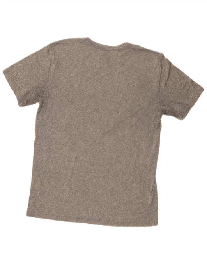 T-shirt grafica da donna Nike Dri Fit Top UK 14 poliestere grigio medio