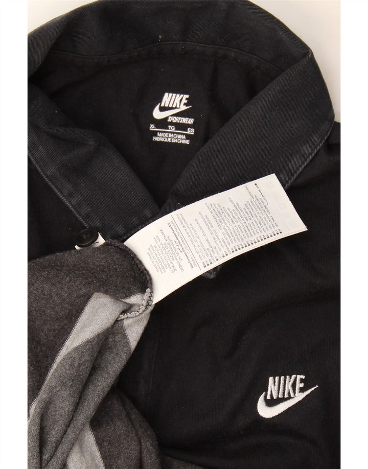 Polo Nike da uomo XL in cotone a righe nere