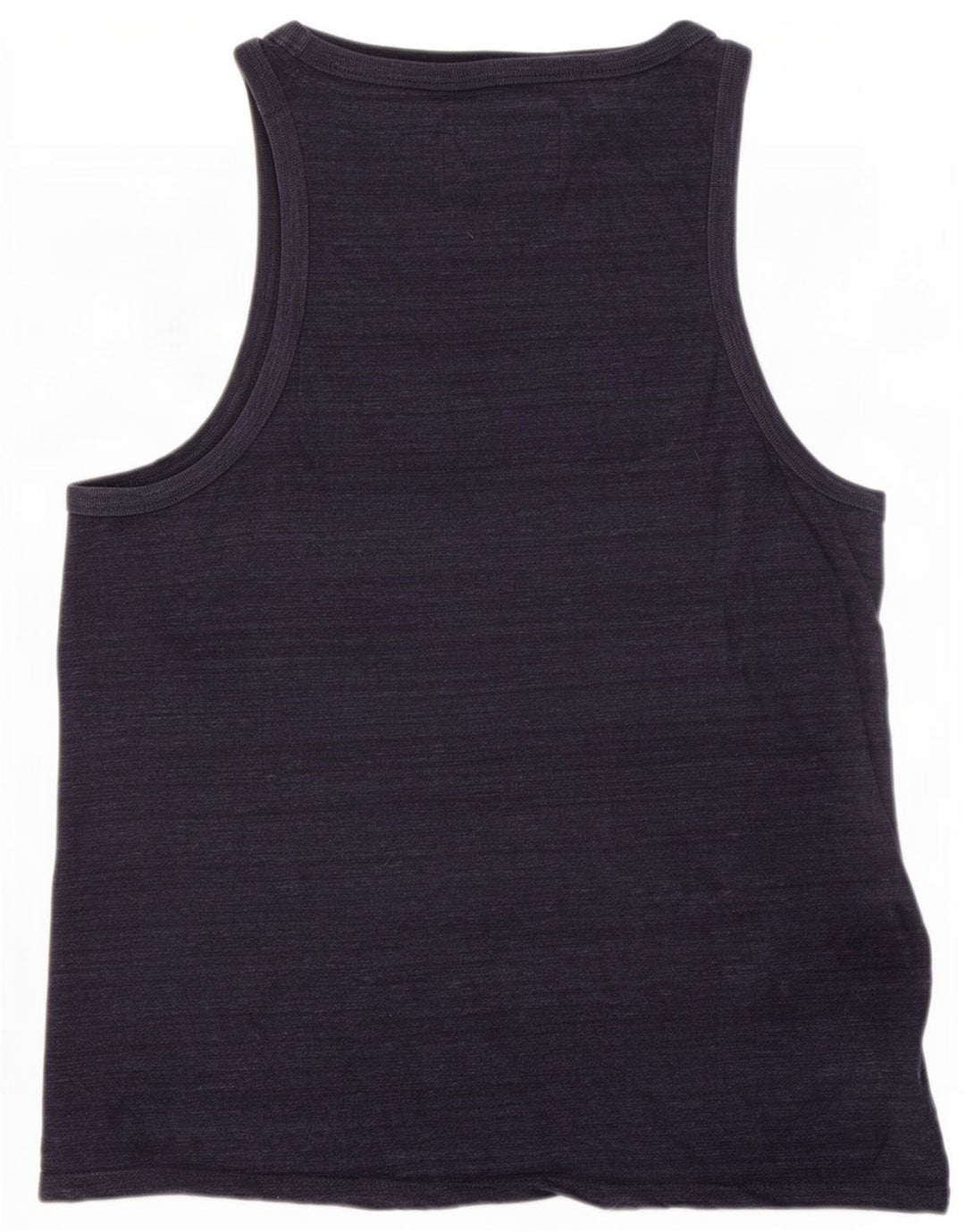 Canotta da uomo Superdry in cotone chiazzato medio blu navy