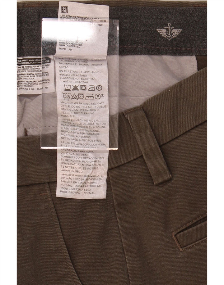 DOCKERS Mens Chino Shorts W32 Medium Brown Cotton Vintage Dockers and Second-Hand Dockers from Messina Hembry 