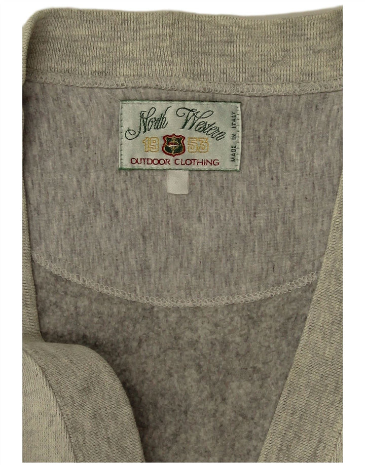 Maglione cardigan da uomo North Western XL grigio