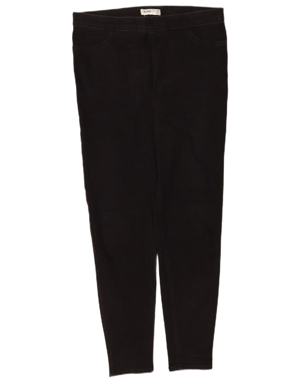 Marks & Spencer Womens Jegging Jeans UK 16 Large W34 L30 Black Cotton
