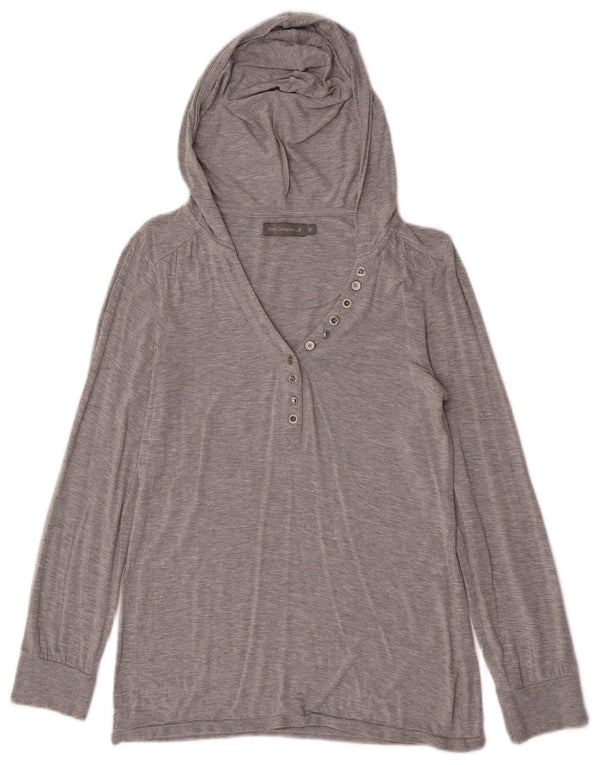 Top da donna con cappuccio a maniche lunghe Best Company UK 12 Grigio medio chiazzato