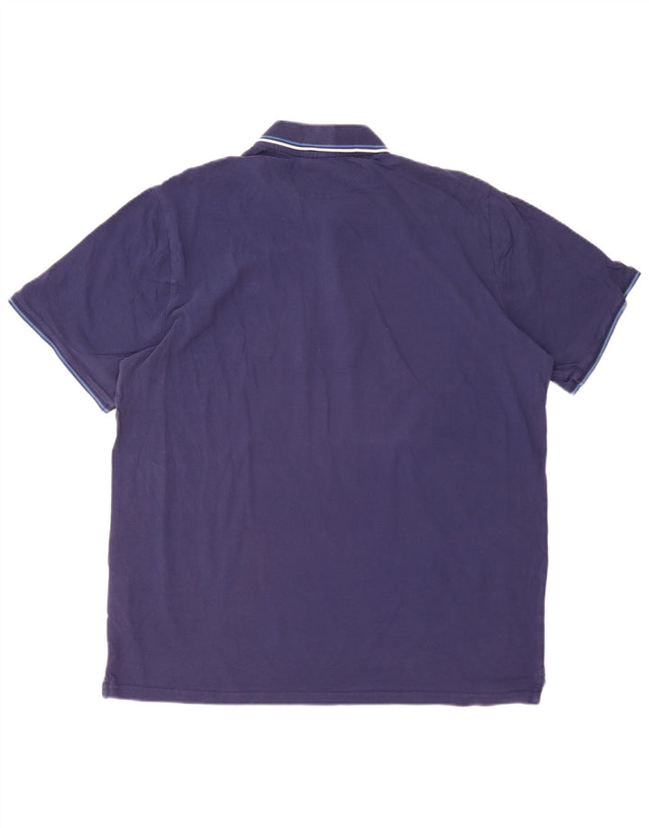 Polo da uomo CHAMPION 4XL in cotone blu navy