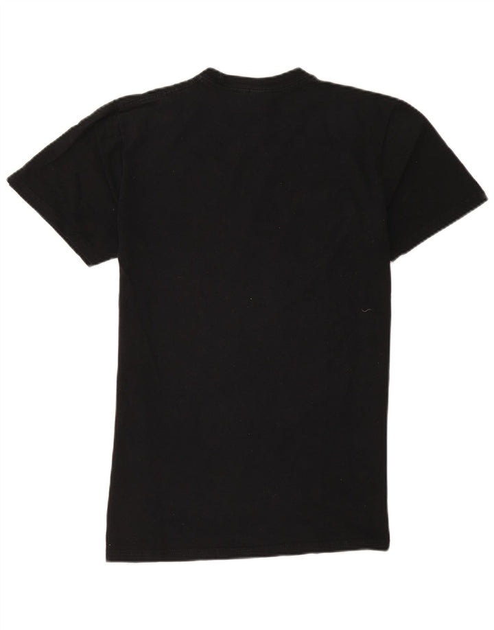 T-shirt grafica da uomo Quiksilver Top piccola nera