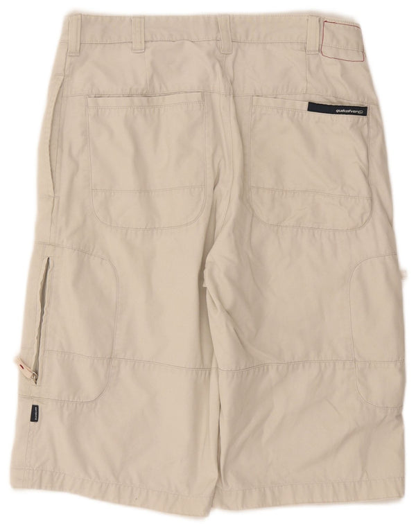 Pantaloncini cargo da uomo Quiksilver W31 cotone beige medio