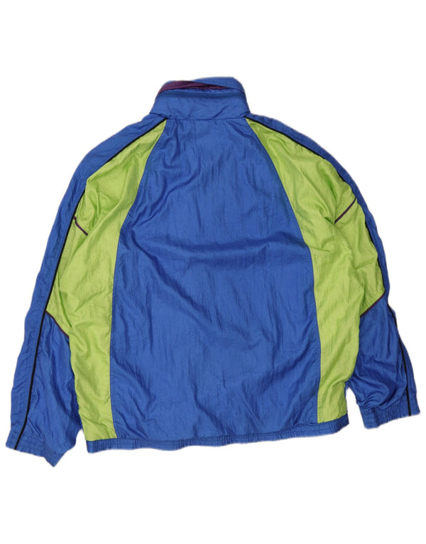 Giacca da ginnastica oversize grafica da uomo Diadora Large Blue Colourblock