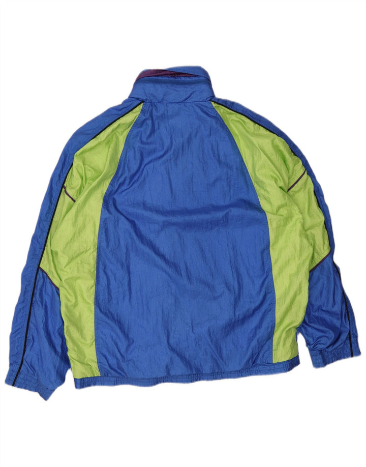 Giacca da ginnastica oversize grafica da uomo Diadora Large Blue Colourblock