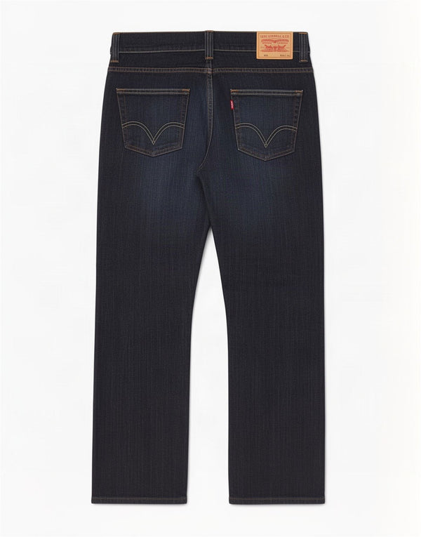 Levi's Uomo 506 Jeans dritti vestibilità standard W33 L30 Blu Navy