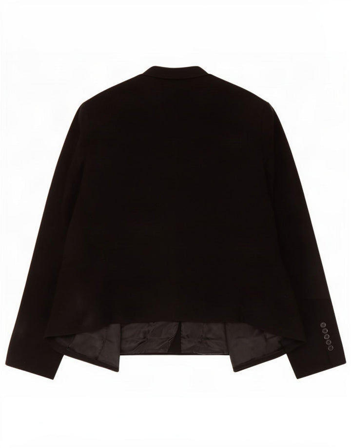 Topshop Giacca da donna Petite Crop Open Blazer UK 8 Small Nera