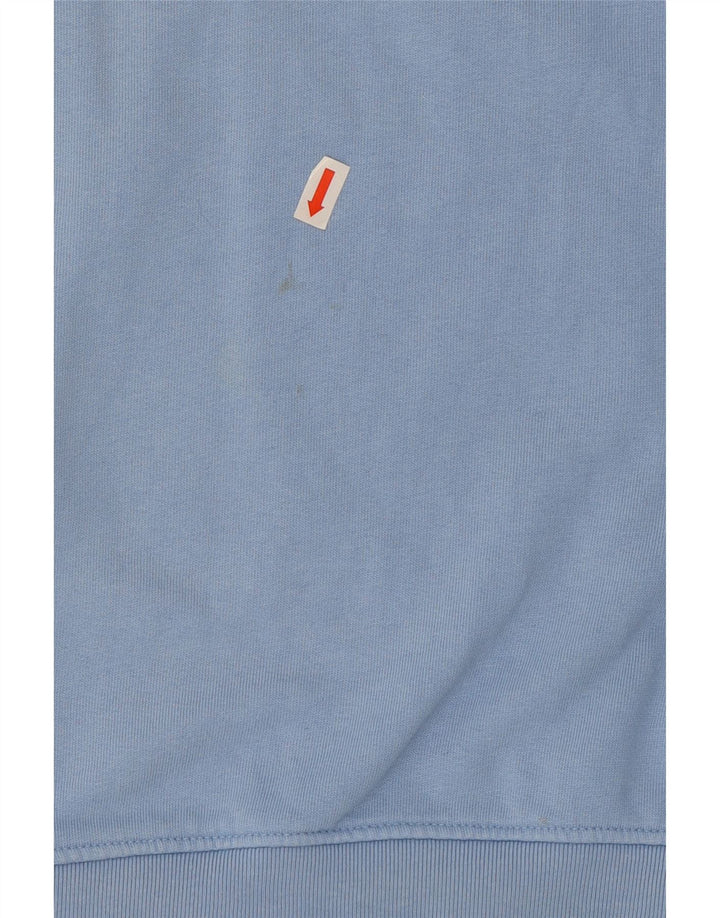 Crew Clothing Felpa da uomo Maglione grande in cotone blu