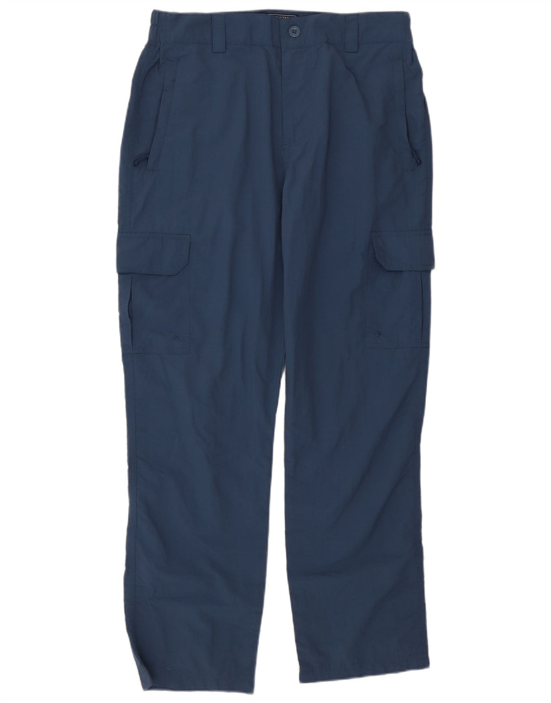 Pantaloni cargo dritti da uomo Mountain Warehouse W34 L29 nylon blu navy