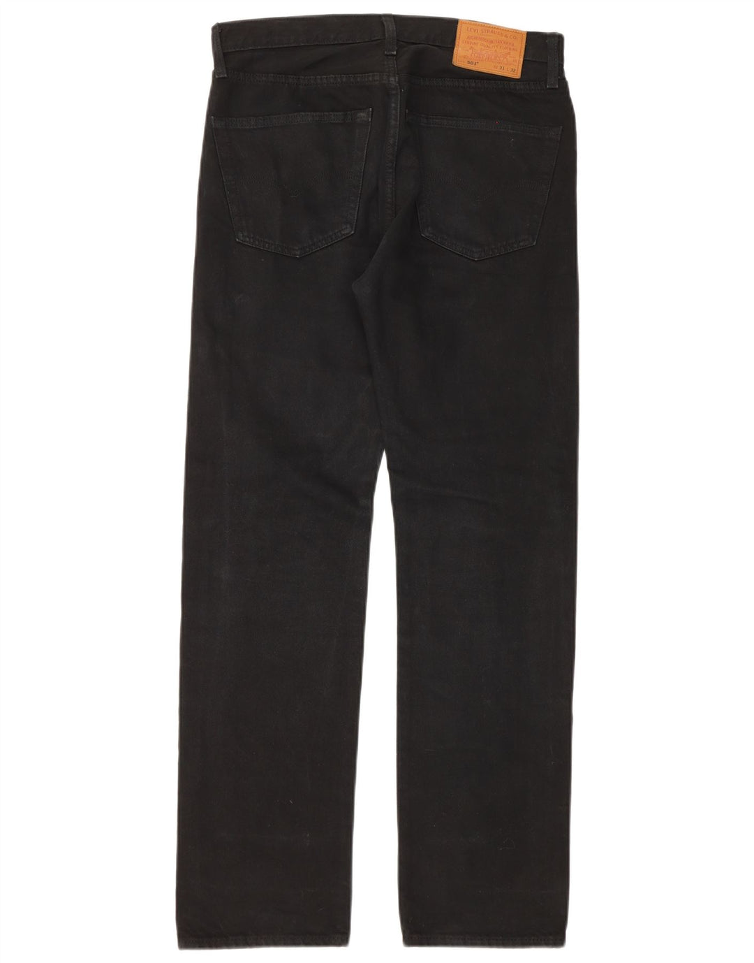 Levi's Uomo 501 Jeans dritti W31 L32 Cotone Nero
