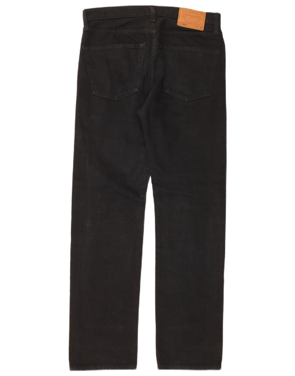 Levi's Uomo 501 Jeans dritti W31 L32 Cotone Nero