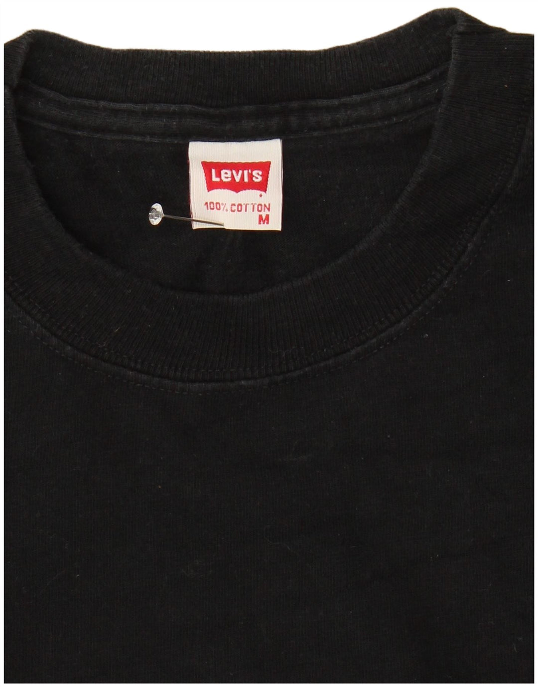 T-shirt da uomo LEVI'S Top in cotone nero medio