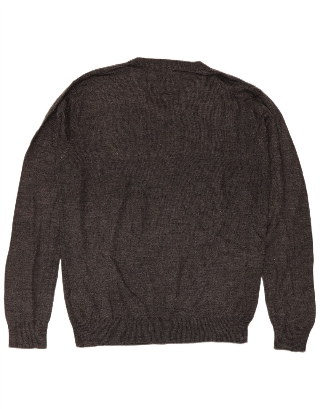 PIERRE CARDIN Maglione da uomo con scollo a V Acrilico grigio medio