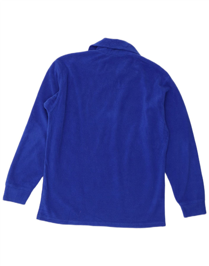 Maglione in pile da uomo Fila con zip e collo in poliestere blu medio
