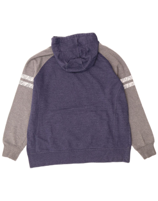 Maglia con cappuccio da donna NFL Seattle Seahawks UK 18 XL Blu navy color block