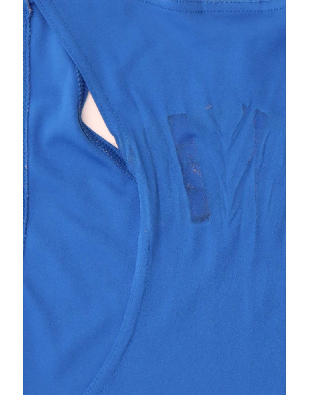 Canotta Adidas da uomo in poliestere blu medio