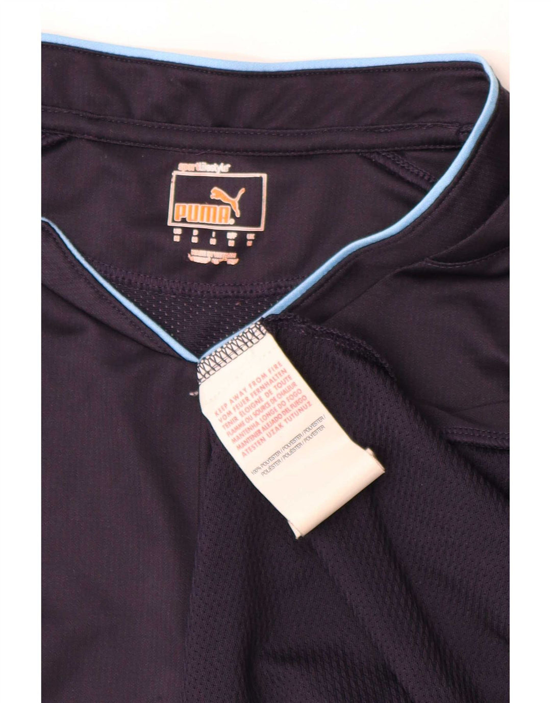 T-shirt da uomo Puma Top medio blu navy in poliestere
