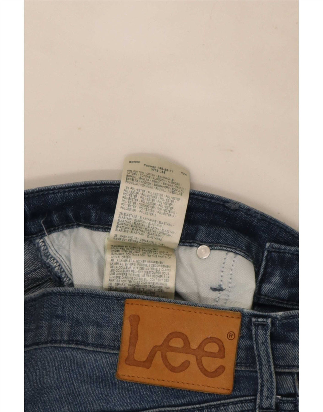 Jeans Lee Uomo Luke Slim W31 L34 Cotone Blu