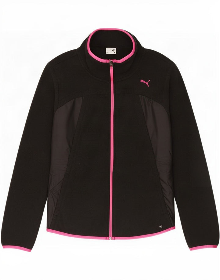 Giacca in pile da donna Puma UK 12 Medium Nero Poliestere