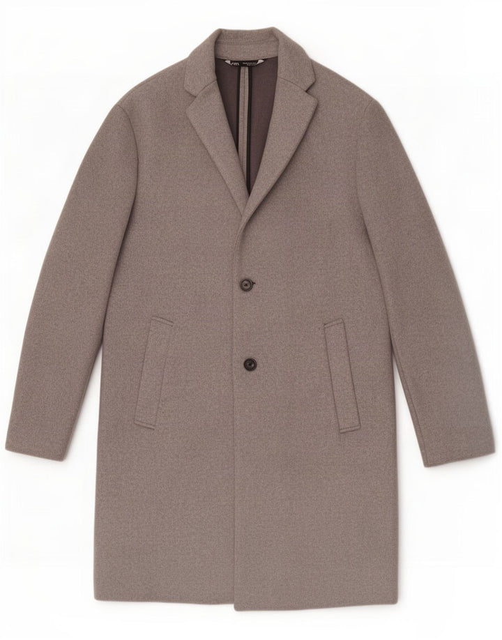 Cappotto Zara da uomo UK 14 grigio medio