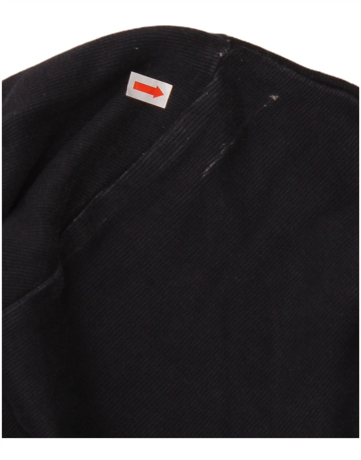 GANT Felpa da uomo con collo con zip, maglione 2XL, cotone blu navy