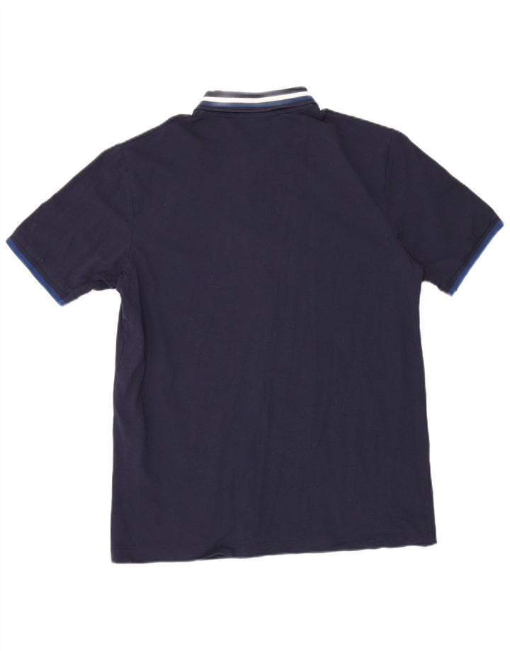 Polo da uomo Ellesse XL in cotone blu navy