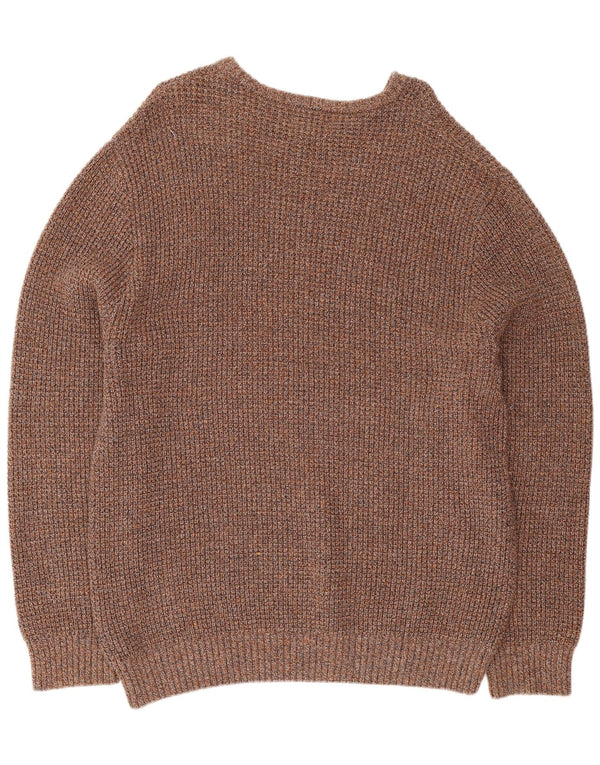 Maglione maglione girocollo da uomo Marks & Spencer 2XL cotone marrone