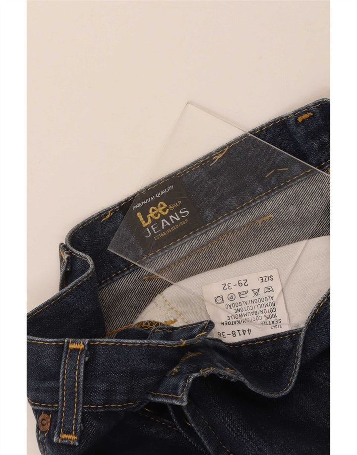 Jeans dritti da uomo Lee W29 L32 in cotone blu navy