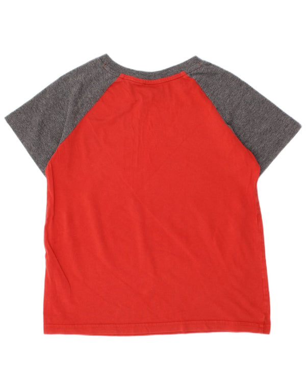 T-shirt grafica Puma da ragazzo, 5-6 anni, XS, in cotone color block rosso