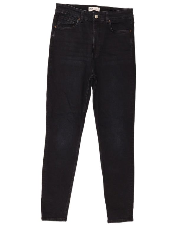Jeans skinny da donna ZARA EU 42 Large W32 L28 Blu navy