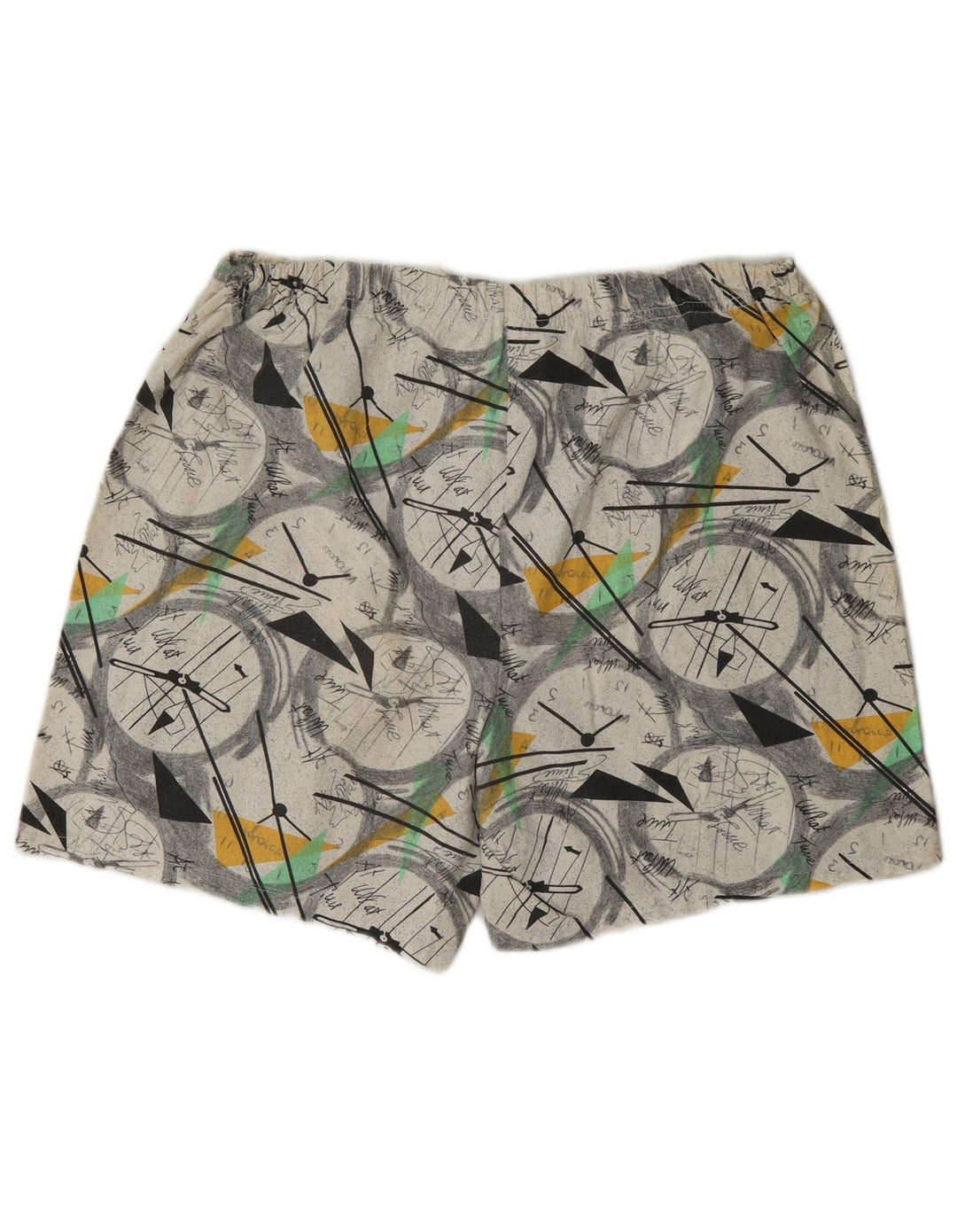Pantaloncini sportivi vintage da uomo grandi geometrici multicolori