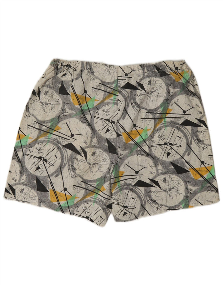 Pantaloncini sportivi vintage da uomo grandi geometrici multicolori