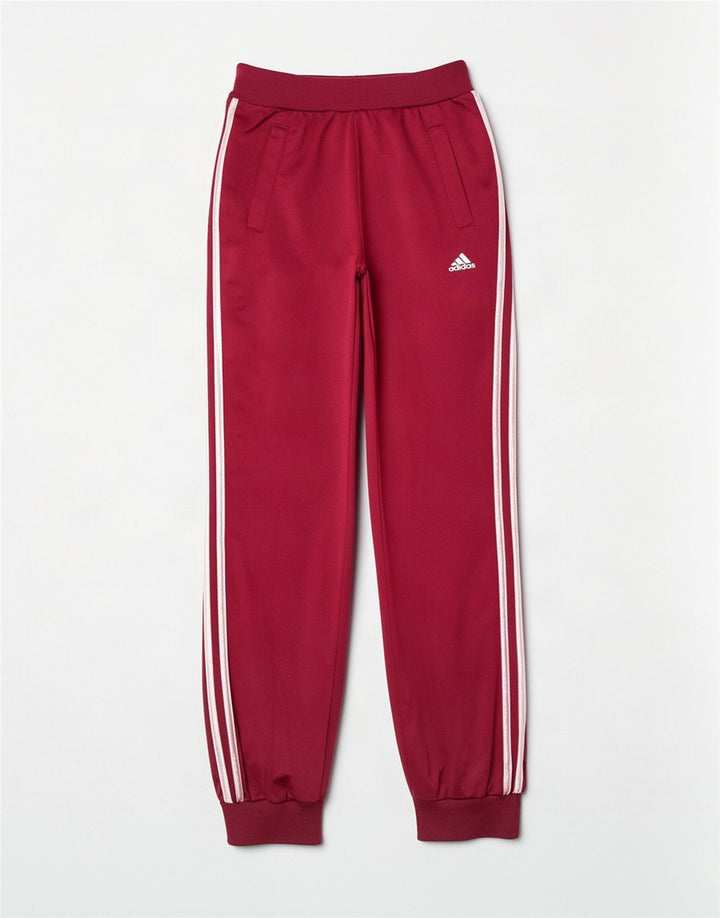 Pantaloni da tuta da donna Adidas Joggers UK 16 Large Maroon Poliestere