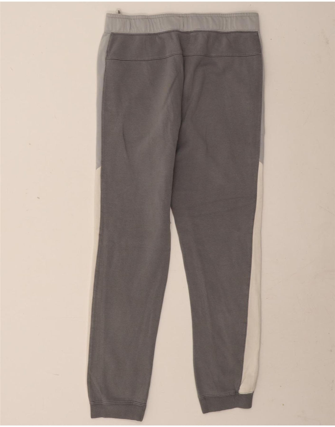 Pantaloni da tuta da uomo Nike Joggers in cotone color block grigio medio