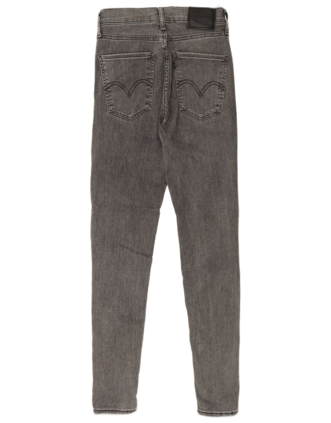 Jeans skinny effetto invecchiato da donna Levi's W25 L28 cotone grigio