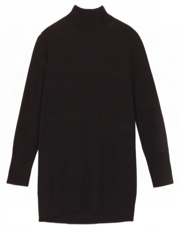 Abito maglione a maniche lunghe da donna Cos UK 14 Lana nera media
