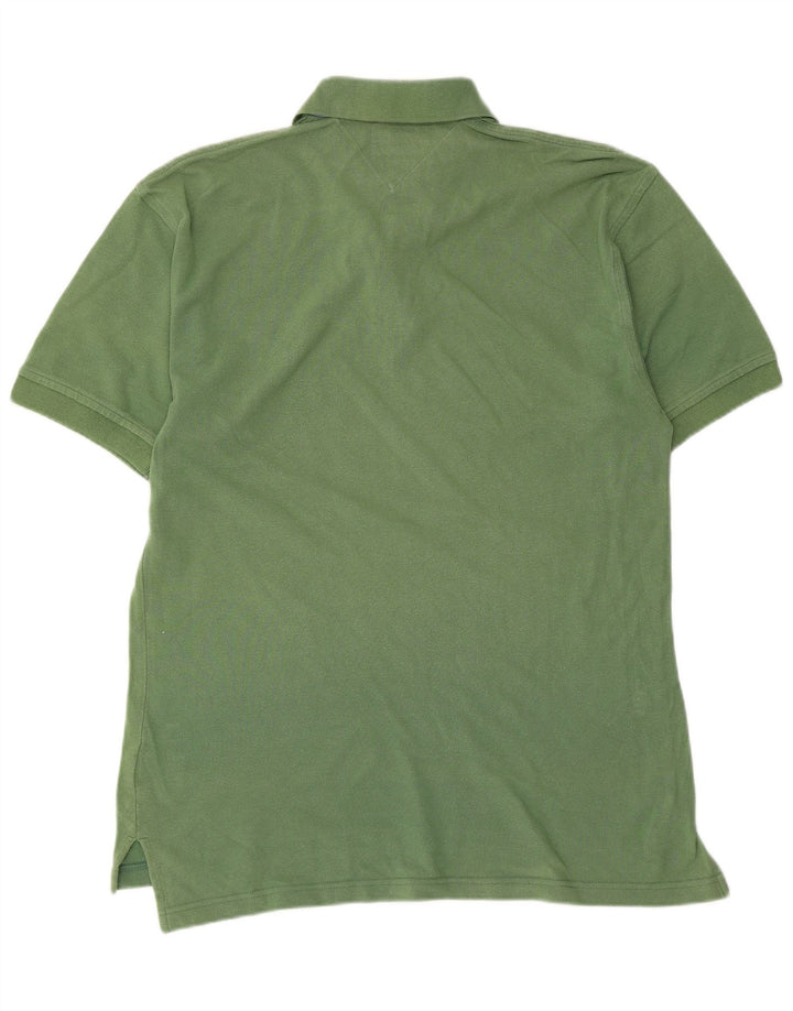 TOMMY HILFIGER Polo da uomo piccola in cotone verde