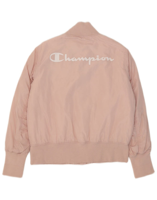 Giubbotto bomber grafico da donna Champion IT 46 Large Rosa Poliestere