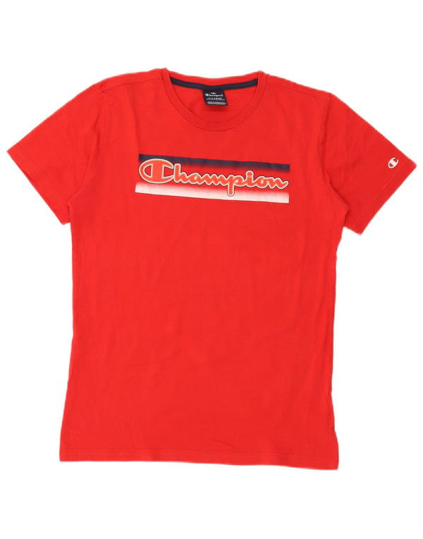 T-shirt grafica Champion da bambino 13-14 anni XL Rossa
