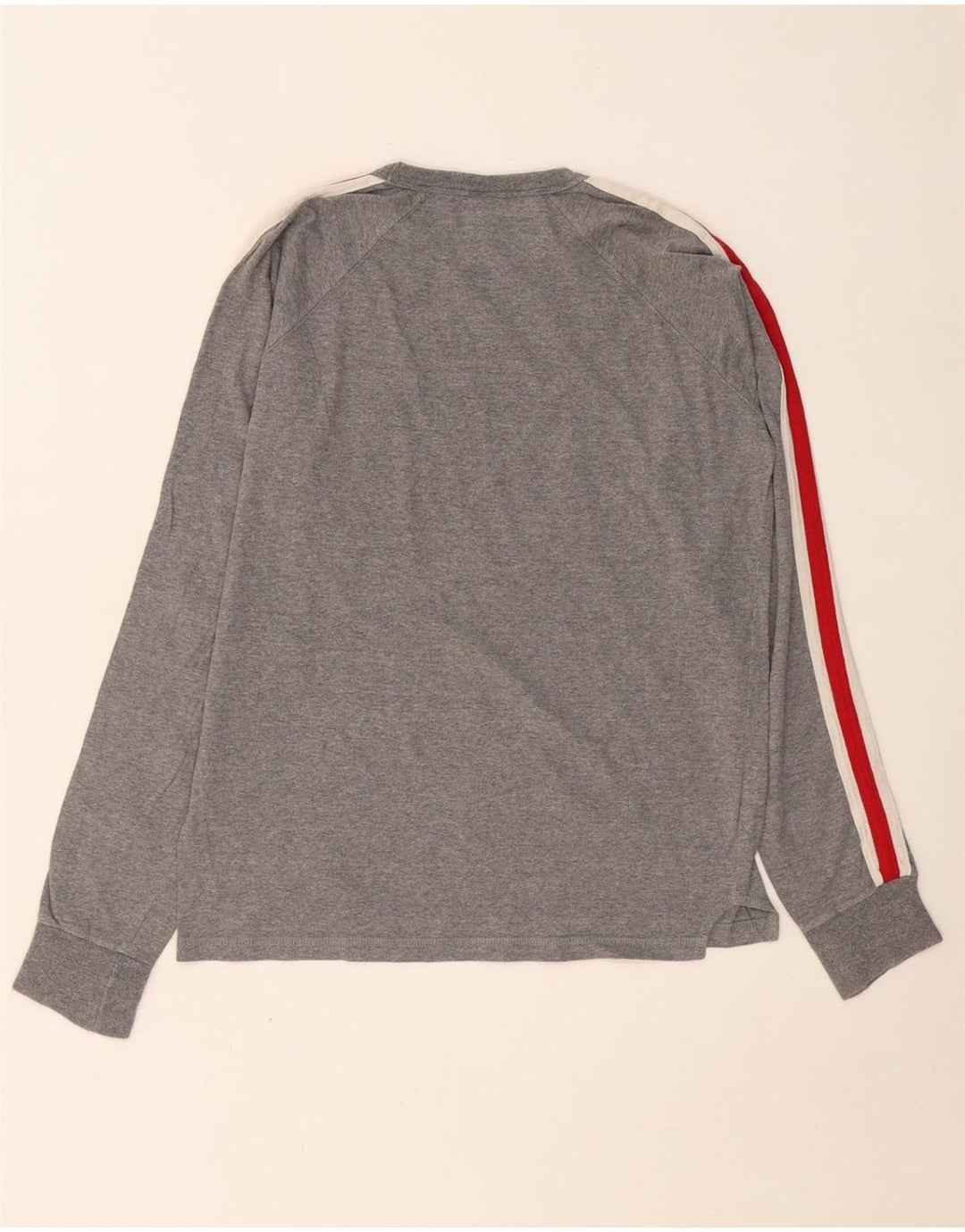 CONVERSE Top grafico da uomo Chuck Taylor a maniche lunghe piccolo grigio color block