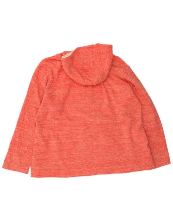 Giacca in pile con cappuccio da donna Mountain Warehouse UK 20 2XL Poliestere rosso