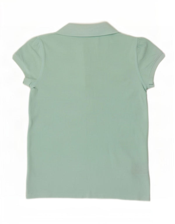 Ralph Lauren Womens Polo Shirt UK 12 Medium Turquoise Cotton