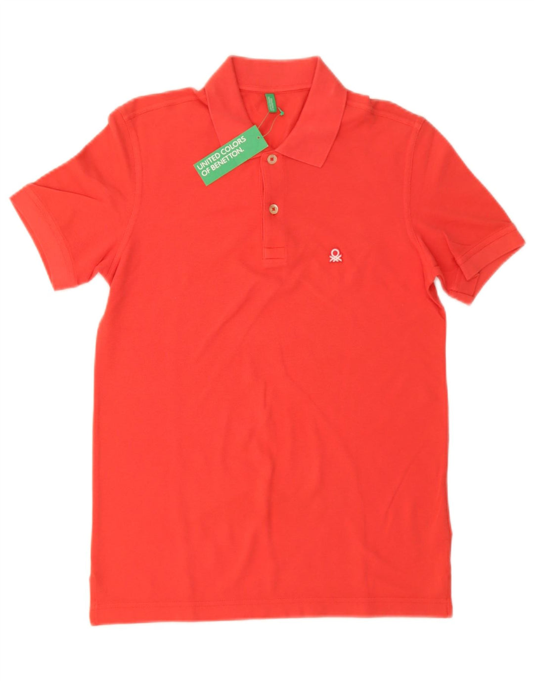 Polo Benetton Uomo Piccola Rossa In Cotone